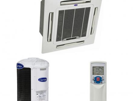 Ar Condicionado Split Cassete Carrier Slim 48000 BTUs Frio Trifásico